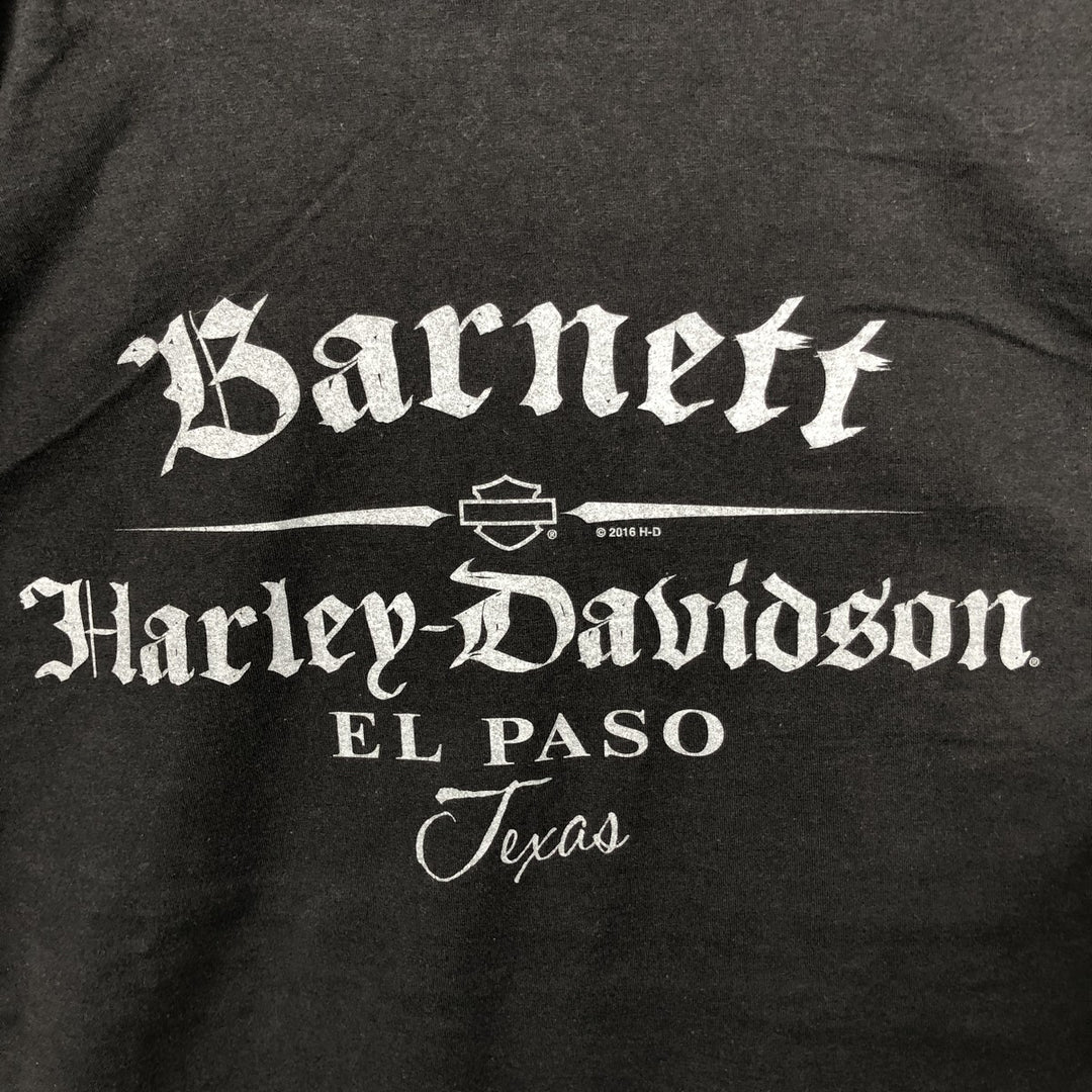 Harley-Davidson Motorcycle Bike T-shirt, Men's XXL cotton black type Vintage Second Hand