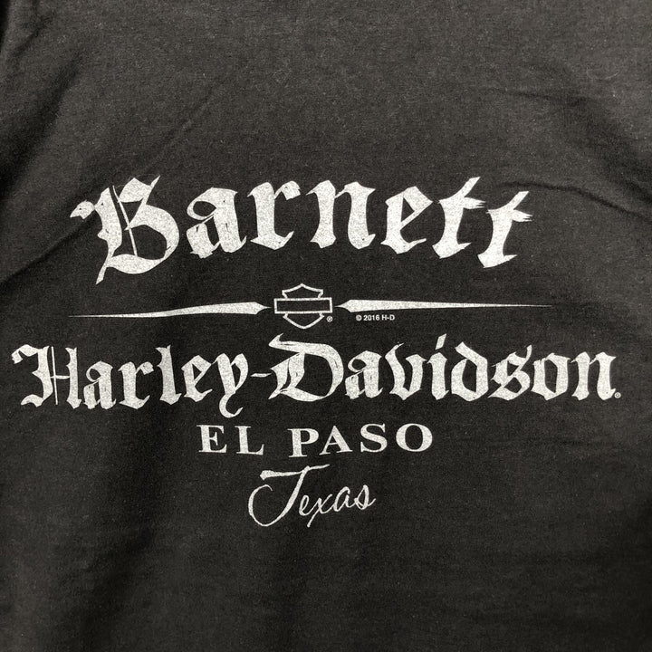 Harley-Davidson Motorcycle Bike T-shirt, Men's XXL cotton black type Vintage Second Hand