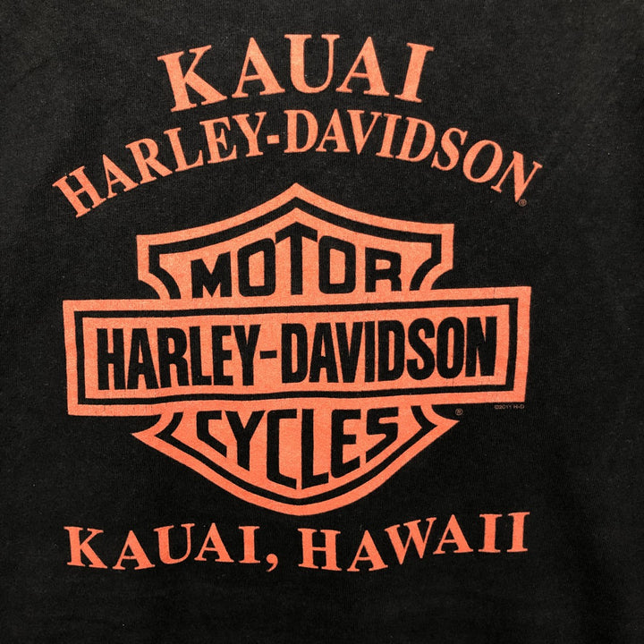 Harley-Davidson Motorcycle Bike T-shirt, Men's XL size cotton black type Vintage Second Hand