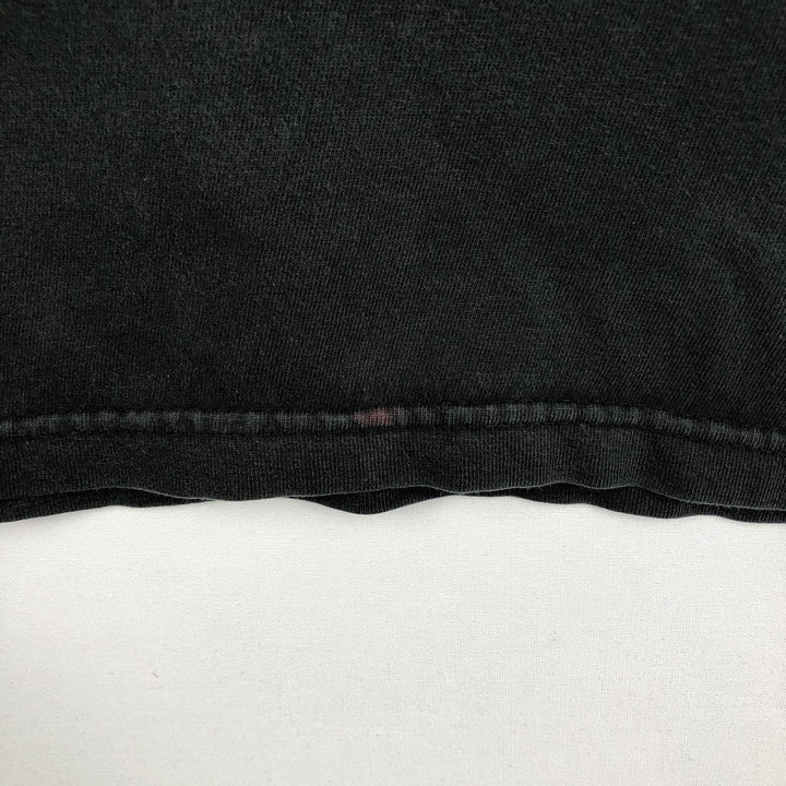 00'S Harley-Davidson Fire Pattern Motorcycle Bike T-Shirt Made in USA Men's XL cotton black type Vintage Second Hand