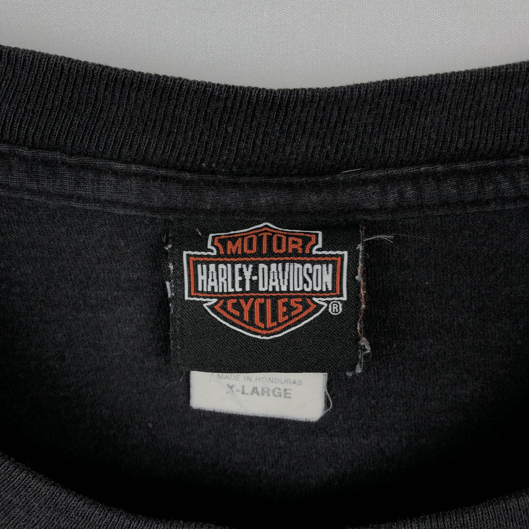 Harley-Davidson Motorcycle Bike T-shirt, Men's XL size cotton black type Vintage Second Hand