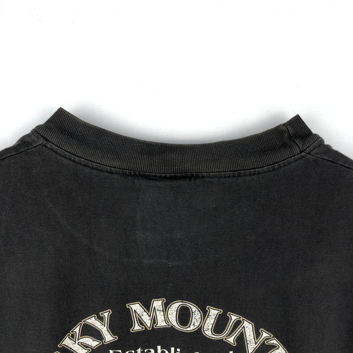 90'S Harley-Davidson Skull Pattern Skull Wing Motorcycle T-Shirt, Made in USA, Men's XL equivalent. cotton black type Vintage Second Hand