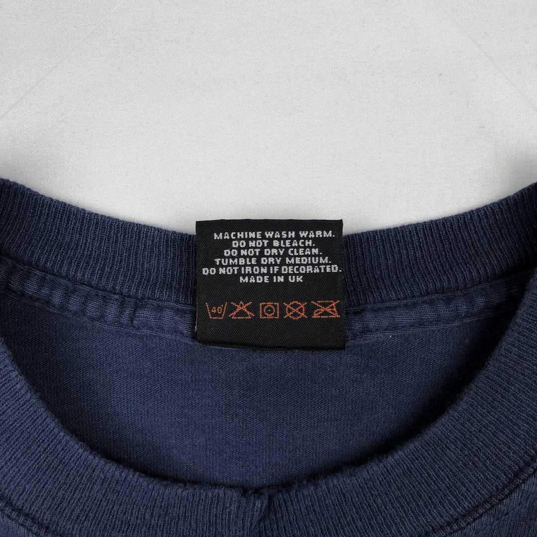 90'S Harley-Davidson Motorcycle Bike T-shirt Made in USA Men's XXL Vintage cotton navy blue type Vintage Second Hand
