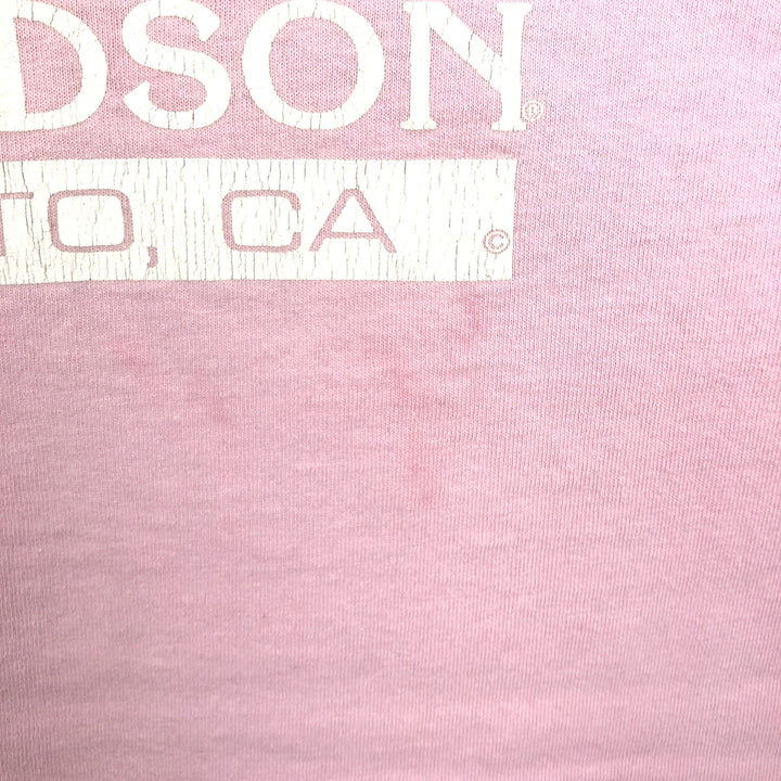 90'S Harley-Davidson Motorcycle Bike T-shirt, Men's XL, Vintage unclear pink type Vintage Second Hand