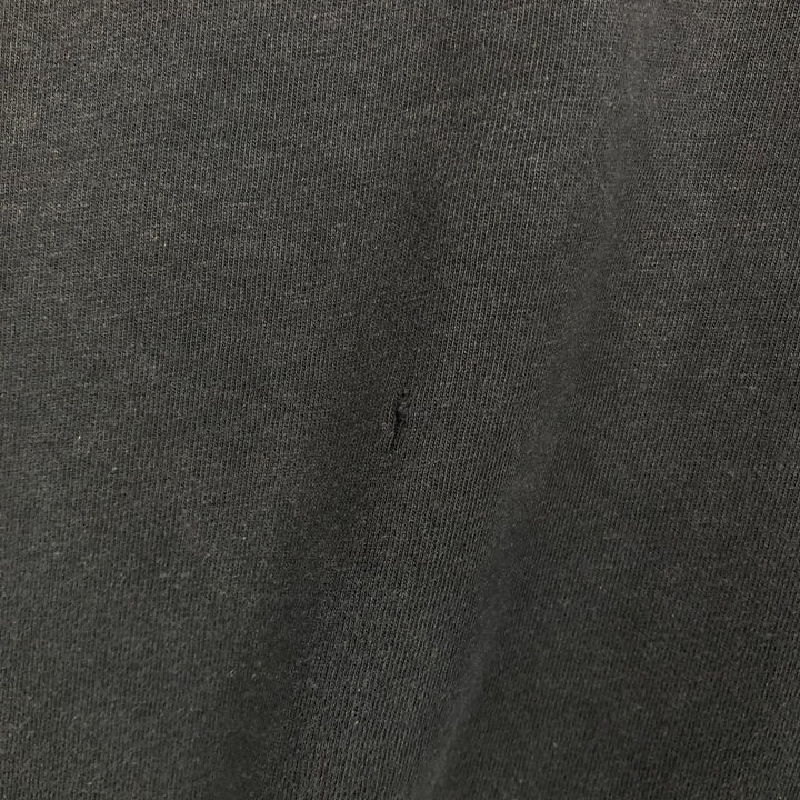 00'S Harley-Davidson Fire Pattern Motorcycle Bike T-Shirt Men's L size cotton black type Vintage Second Hand