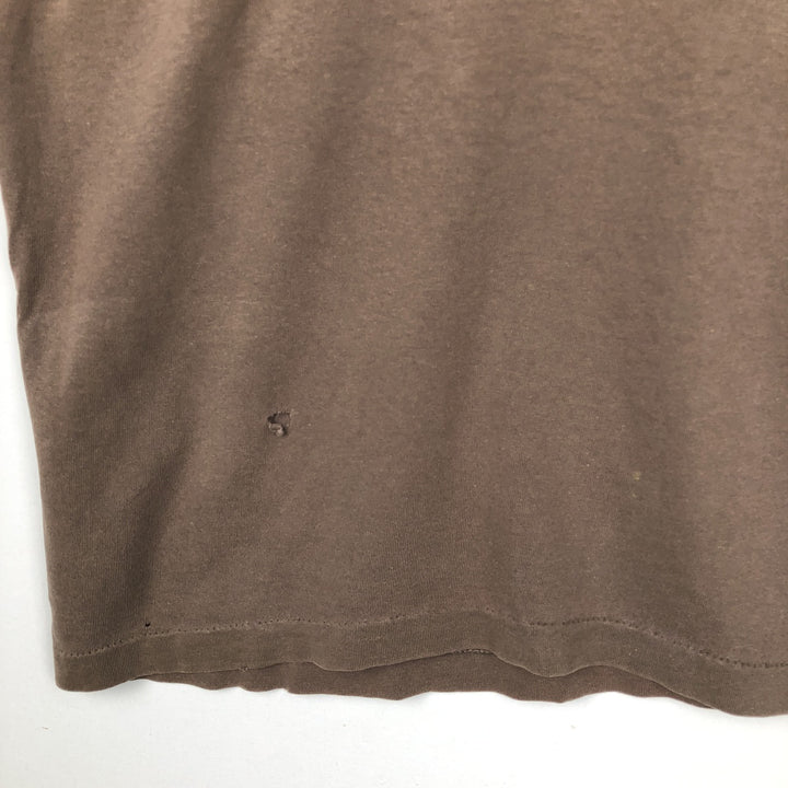 ~90'S Harley-Davidson Skull Pattern Motorcycle T-Shirt, Made in USA, Men's XL (approx.) cotton brown type Vintage Second Hand