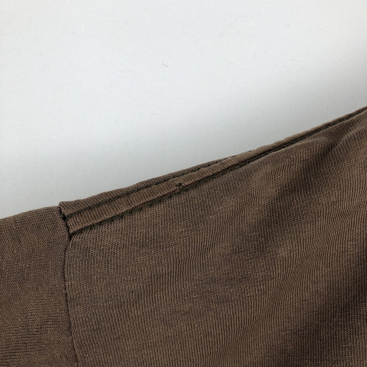 ~90'S Harley-Davidson Skull Pattern Motorcycle T-Shirt, Made in USA, Men's XL (approx.) cotton brown type Vintage Second Hand