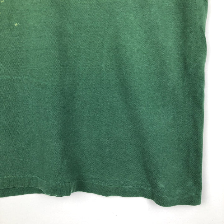 ~90'S Harley-Davidson Eagle Pattern Motorcycle T-Shirt, Made in USA, Men's XL (approx.) cotton green type Vintage Second Hand