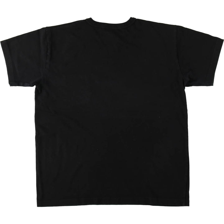 3SIXTEEN Plain Pocket T-Shirt, Made in USA, Men's XL equivalent, Vintage cotton black type Vintage Second Hand
