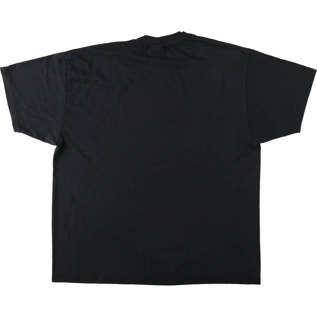 00'S Hanes HEAVYWEIGHT 50 cotton black type Vintage Second Hand