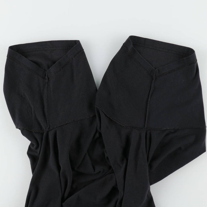 00'S Hanes HEAVYWEIGHT 50 cotton black type Vintage Second Hand
