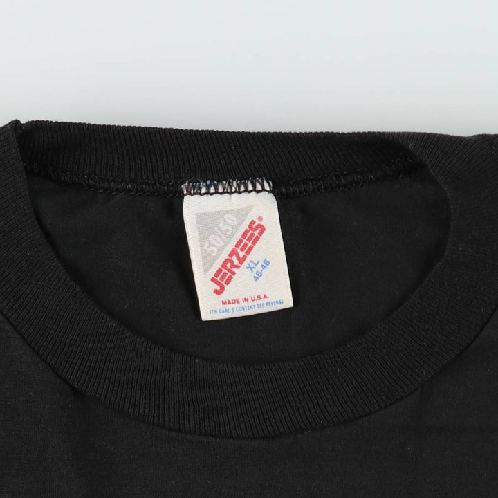 80s-90'S Jerseys Jerzees 50 cotton black type Vintage Second Hand
