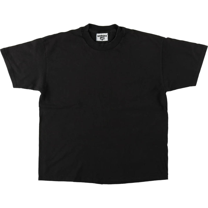 90'S Lee Plain T-shirt Made in USA Men's L Vintage cotton black type Vintage Second Hand