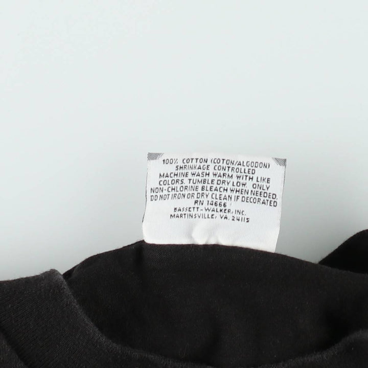 90'S Lee Plain T-shirt Made in USA Men's L Vintage cotton black type Vintage Second Hand