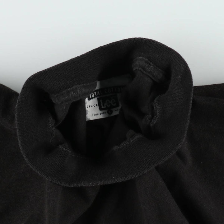 90'S Lee Plain T-shirt Made in USA Men's L Vintage cotton black type Vintage Second Hand