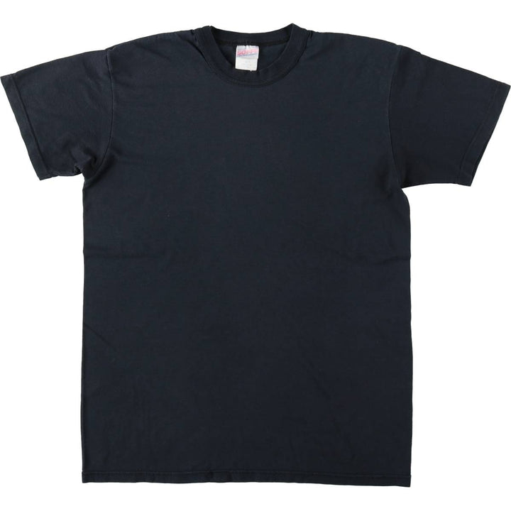 SOFFE Plain T-Shirt, Made in USA, Men's Size M cotton black type Vintage Second Hand