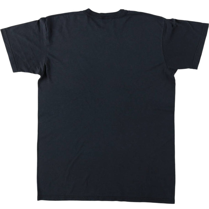 SOFFE Plain T-Shirt, Made in USA, Men's Size M cotton black type Vintage Second Hand