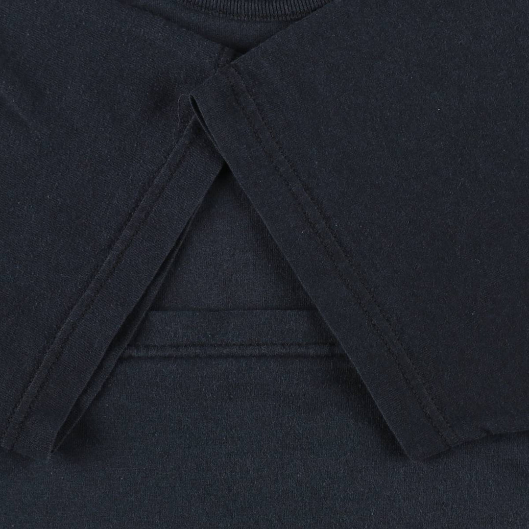 SOFFE Plain T-Shirt, Made in USA, Men's Size M cotton black type Vintage Second Hand