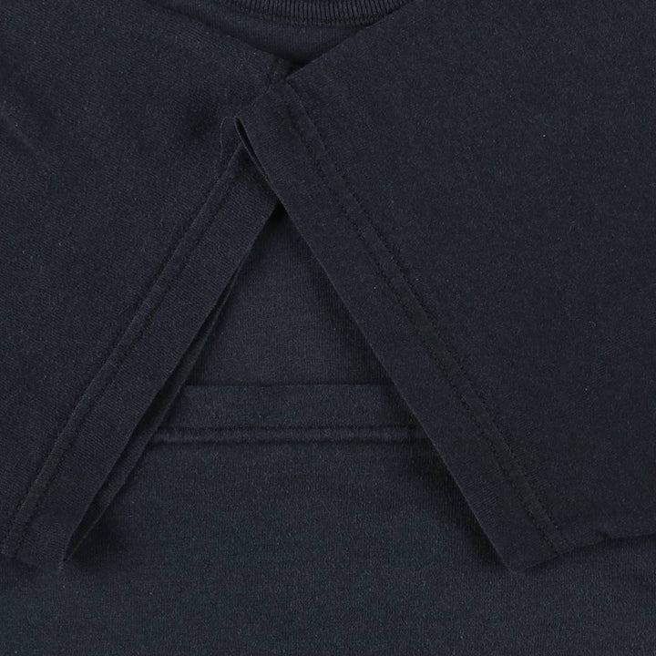 SOFFE Plain T-Shirt, Made in USA, Men's Size M cotton black type Vintage Second Hand