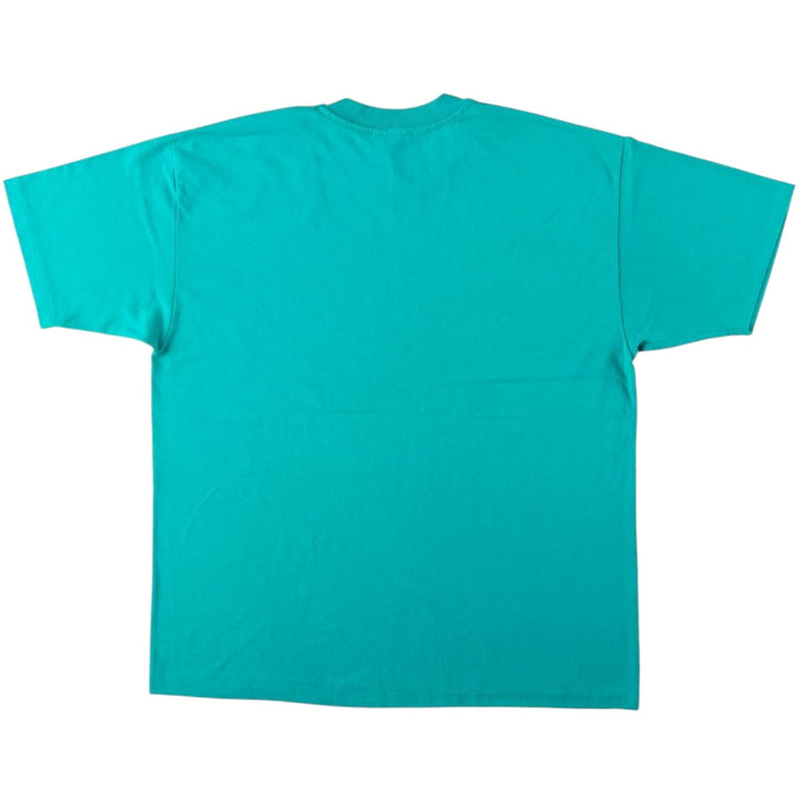 90'S Hanes HEAVYWEIGHT 50 cotton Emerald green Vintage Second Hand