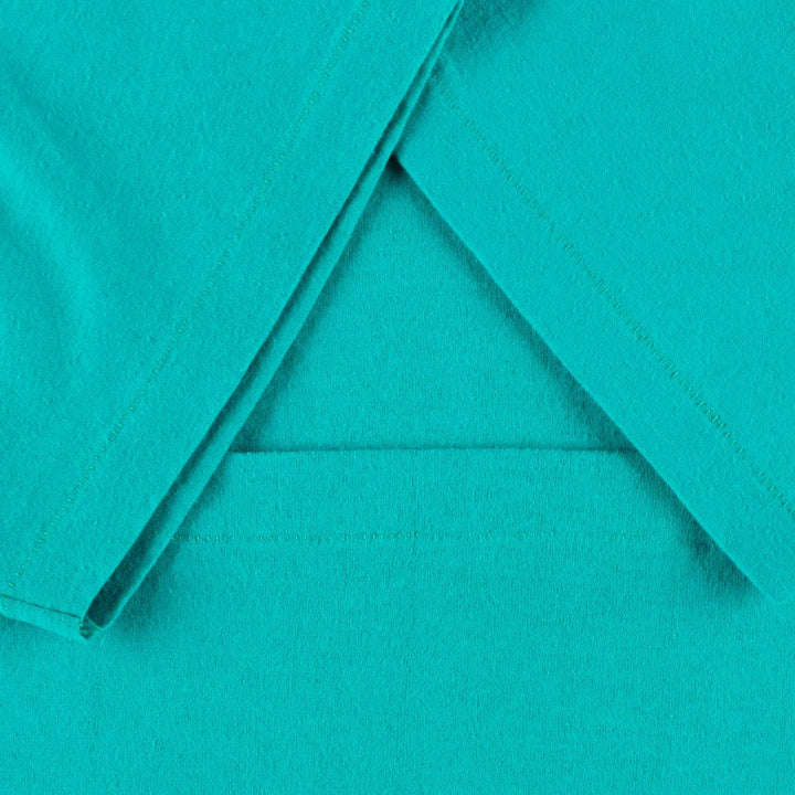 90'S Hanes HEAVYWEIGHT 50 cotton Emerald green Vintage Second Hand