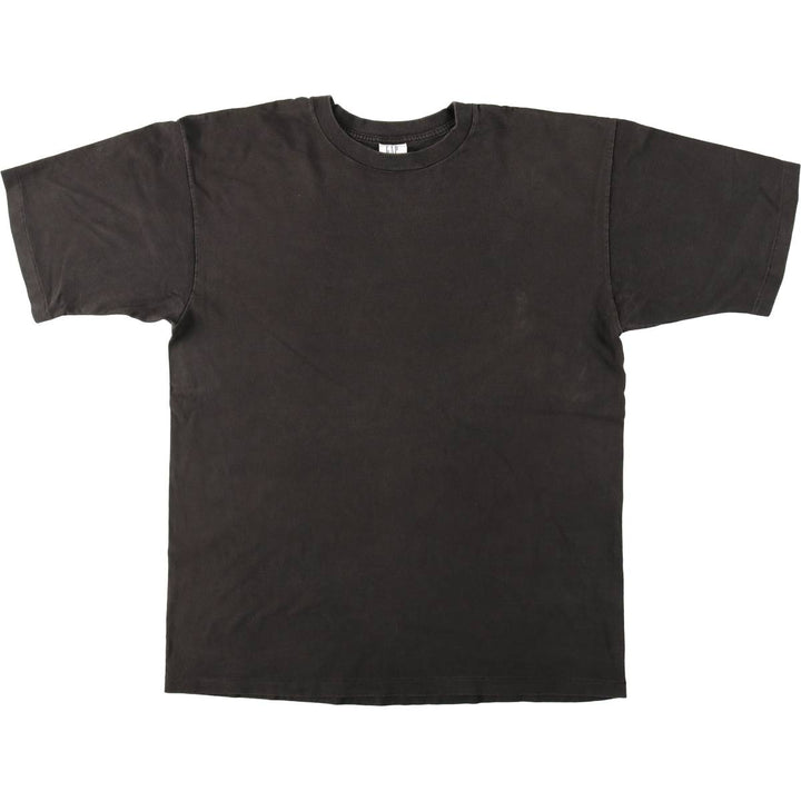 90'S GAP Old Gap Plain T-Shirt Made in USA Men's XL equivalent Vintage cotton Charcoal Vintage Second Hand