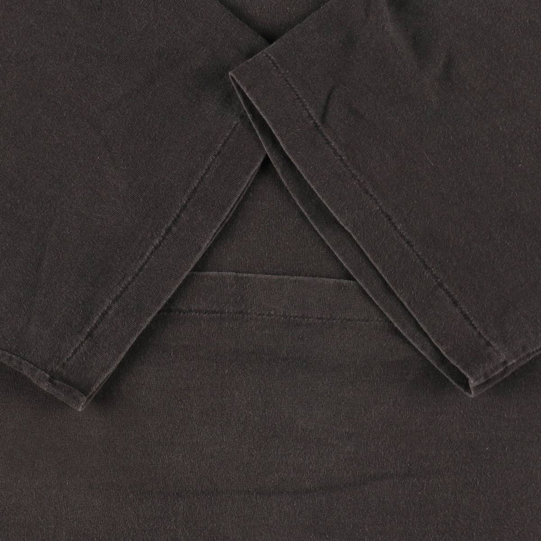 90'S GAP Old Gap Plain T-Shirt Made in USA Men's XL equivalent Vintage cotton Charcoal Vintage Second Hand