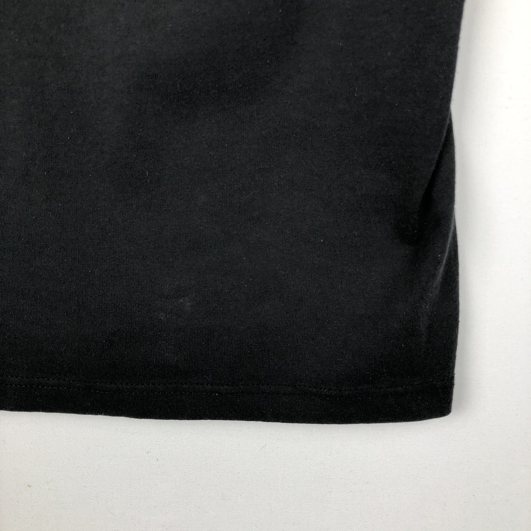 90'S Jerzees Motorcycle T-Shirt, Made in USA, Men's XL equivalent, Vintage cotton black type Vintage Second Hand