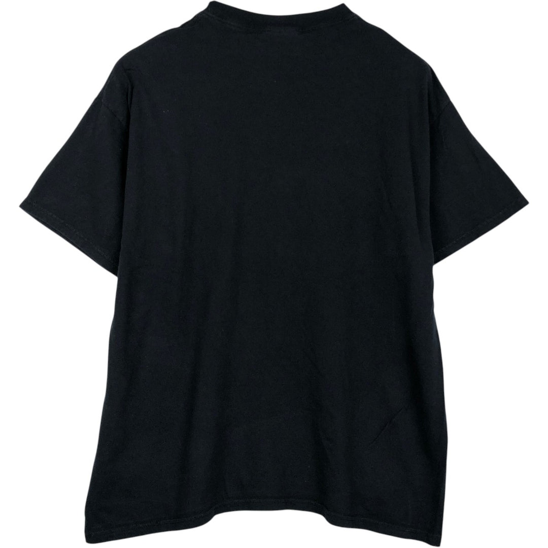 Hanes HEAVYWEIGHT Fire Pattern EASYRIDERS Motorcycle T-Shirt, Men's XL (approx.) cotton black type Vintage Second Hand
