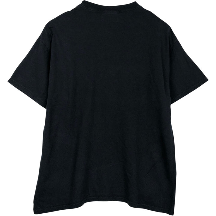 Hanes HEAVYWEIGHT Fire Pattern EASYRIDERS Motorcycle T-Shirt, Men's XL (approx.) cotton black type Vintage Second Hand