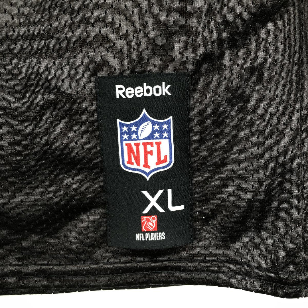 Reebok NFL Pittsburgh Steelers V-Neck Mesh Game Shirt Football Shirt Men's XL (approx.) Nylon black type Vintage Second Hand