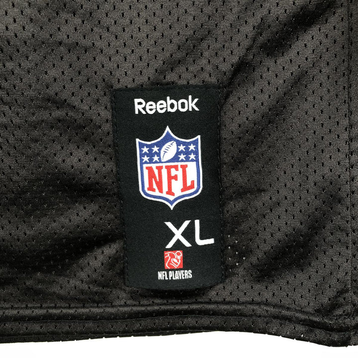Reebok NFL Pittsburgh Steelers V-Neck Mesh Game Shirt Football Shirt Men's XL (approx.) Nylon black type Vintage Second Hand