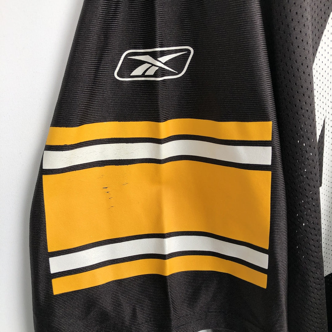 Reebok NFL Pittsburgh Steelers V-Neck Mesh Game Shirt Football Shirt Men's XL (approx.) Nylon black type Vintage Second Hand