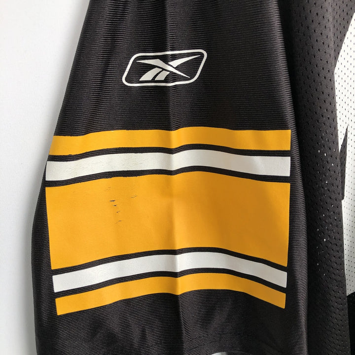 Reebok NFL Pittsburgh Steelers V-Neck Mesh Game Shirt Football Shirt Men's XL (approx.) Nylon black type Vintage Second Hand