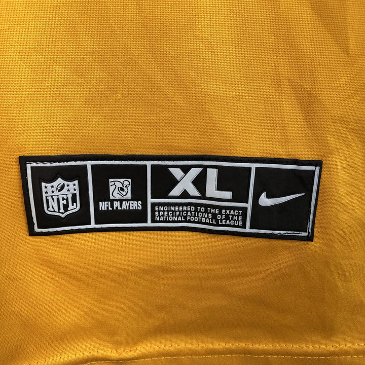 Nike NFL Green Bay Packers V-neck Game Shirt Football Shirt (Men's XL equivalent) unclear yellow type Vintage Second Hand