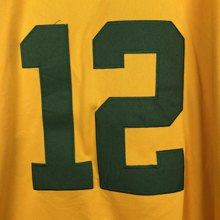 Nike NFL Green Bay Packers V-neck Game Shirt Football Shirt (Men's XL equivalent) unclear yellow type Vintage Second Hand