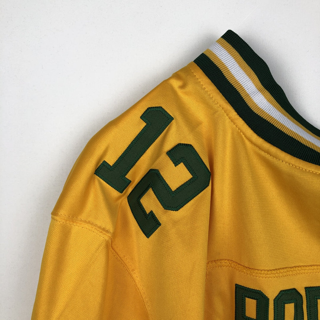 Nike NFL Green Bay Packers V-neck Game Shirt Football Shirt (Men's XL equivalent) unclear yellow type Vintage Second Hand