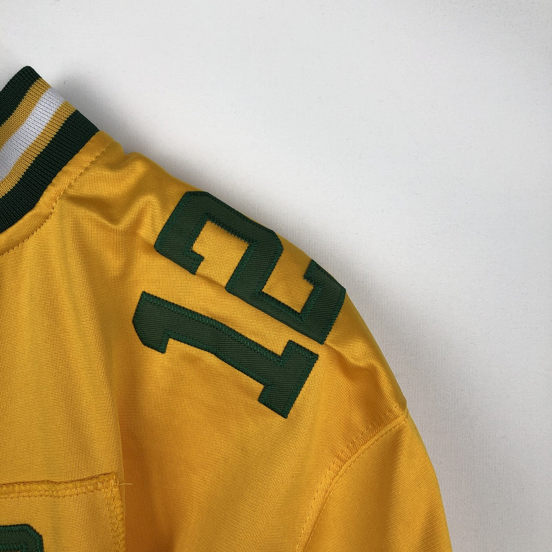 Nike NFL Green Bay Packers V-neck Game Shirt Football Shirt (Men's XL equivalent) unclear yellow type Vintage Second Hand
