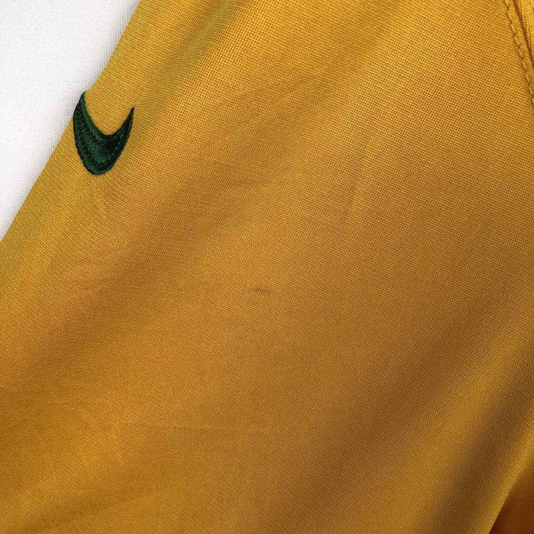 Nike NFL Green Bay Packers V-neck Game Shirt Football Shirt (Men's XL equivalent) unclear yellow type Vintage Second Hand