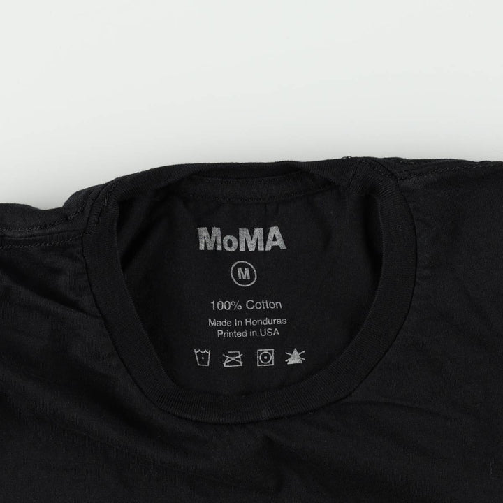 MoMA Art T-shirt, Men's Size M cotton black type Vintage Second Hand
