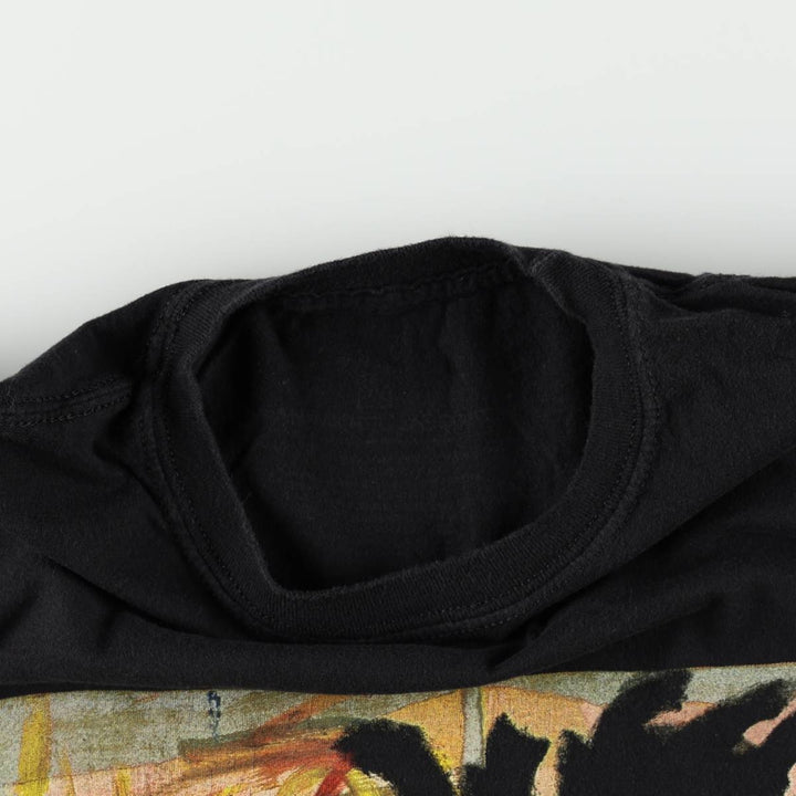 JEAN MICHEL BASQUIAT Jean-Michel Basquiat Art T-shirt Men's Size Small unclear black type Vintage Second Hand