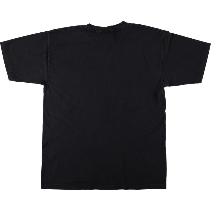 90'S PYRAMID Message Print T-Shirt, Made in USA, Men's XL (approx.), Vintage cotton black type Vintage Second Hand