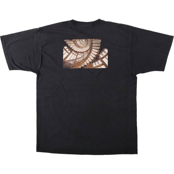 2000'S Fruit of the Loom Art T-shirt, Men's XL equivalent. cotton black type Vintage Second Hand