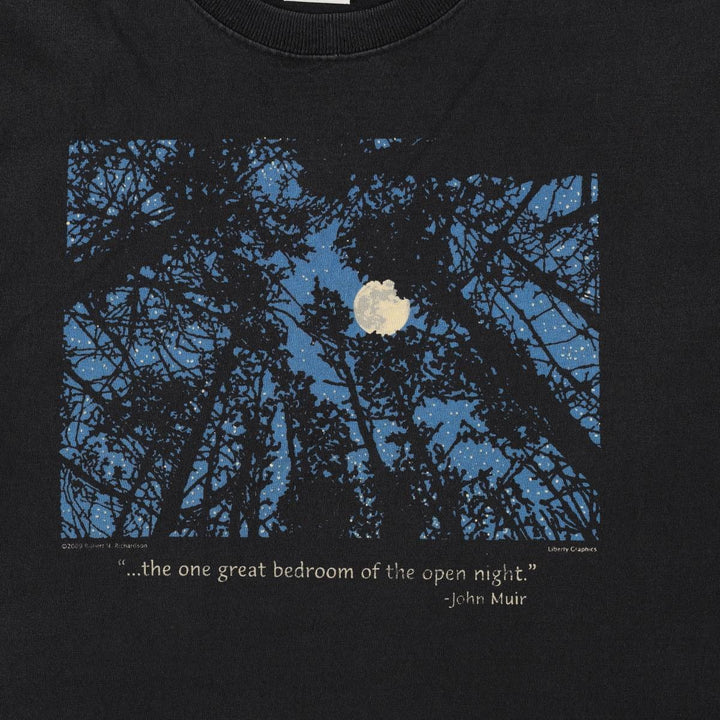 2000'S Fruit of the Loom Art T-shirt, Men's XL equivalent. cotton black type Vintage Second Hand