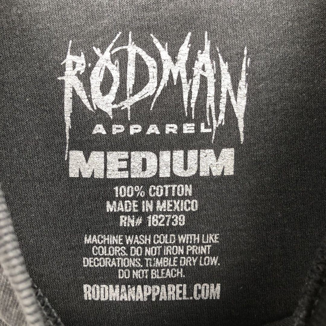 Dennis Keith Rodman sports print T-shirt, men's size M (approx.) cotton black type Vintage Second Hand