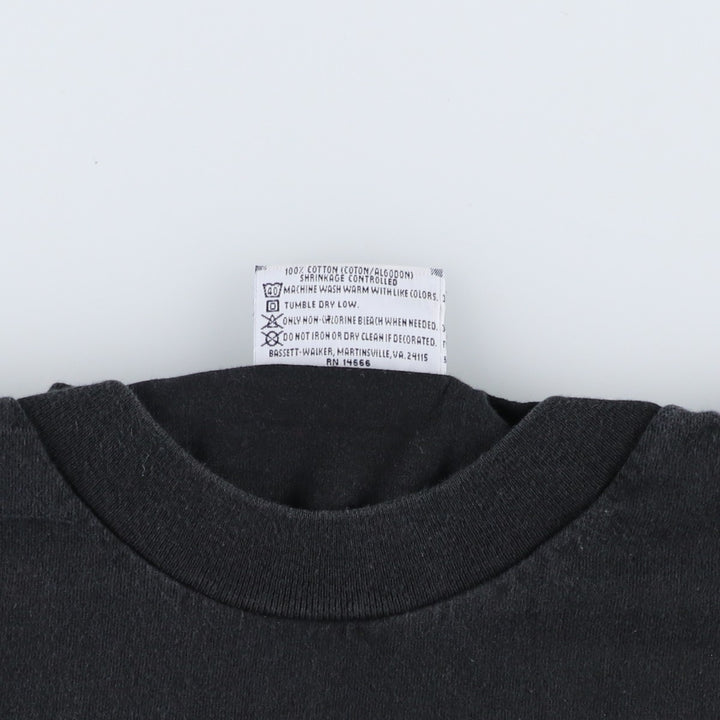 90'S Lee Total Cotton Print T-Shirt, Made in USA, Men's Size M (approx.), Vintage cotton black type Vintage Second Hand