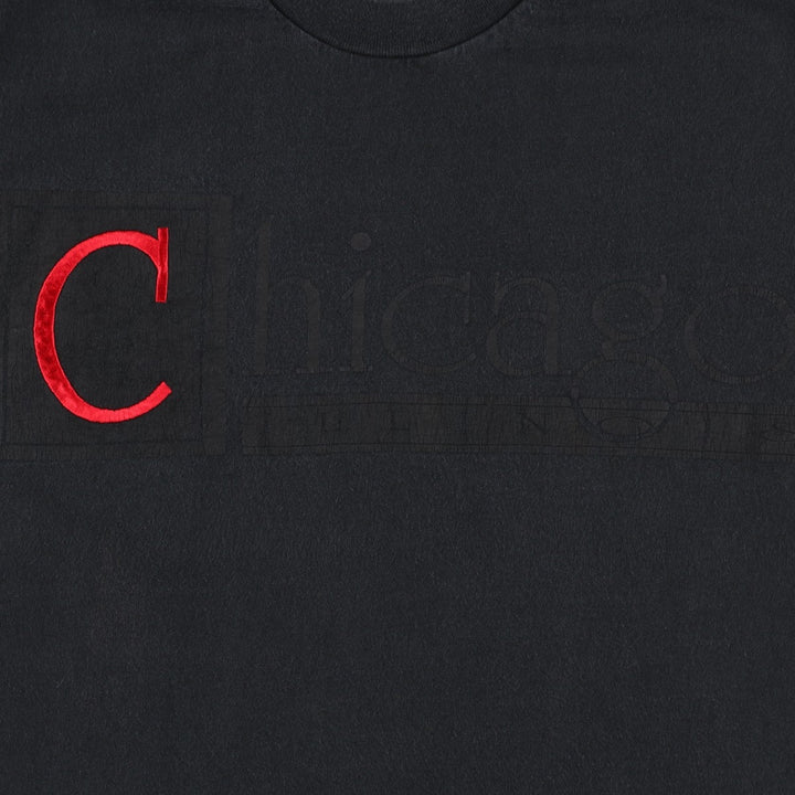 90'S Lee Total Cotton Print T-Shirt, Made in USA, Men's Size M (approx.), Vintage cotton black type Vintage Second Hand