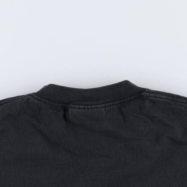 90'S Lee Total Cotton Print T-Shirt, Made in USA, Men's Size M (approx.), Vintage cotton black type Vintage Second Hand