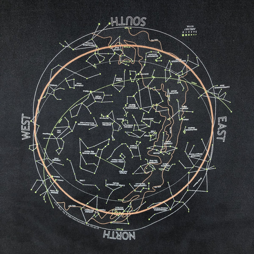 90'S Cotton Expressions Print T-Shirt, Made in USA, Men's XL (approx.) cotton black type Vintage Second Hand