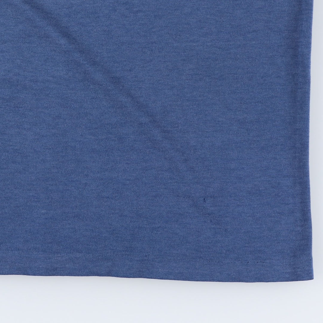 80'S Hanes Fifty-Fifty Blue Tag Parody Print T-Shirt, Made in USA, Men's XL Equivalent, Vintage cotton blue type Vintage Second Hand